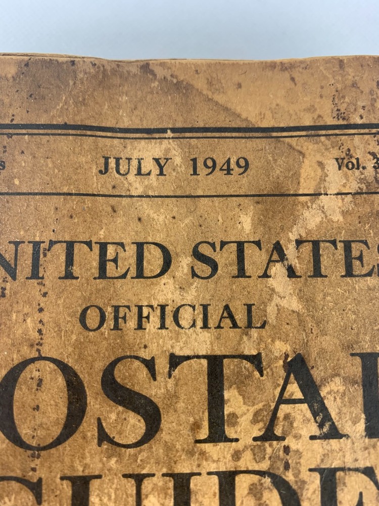 July, 1949 - United States Official Postal Guide Part 1 - B1