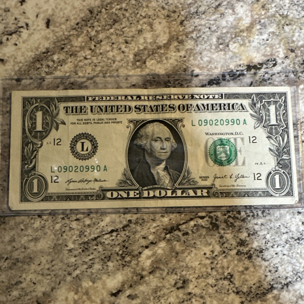 $1 US Federal Reserve Note TRINARY