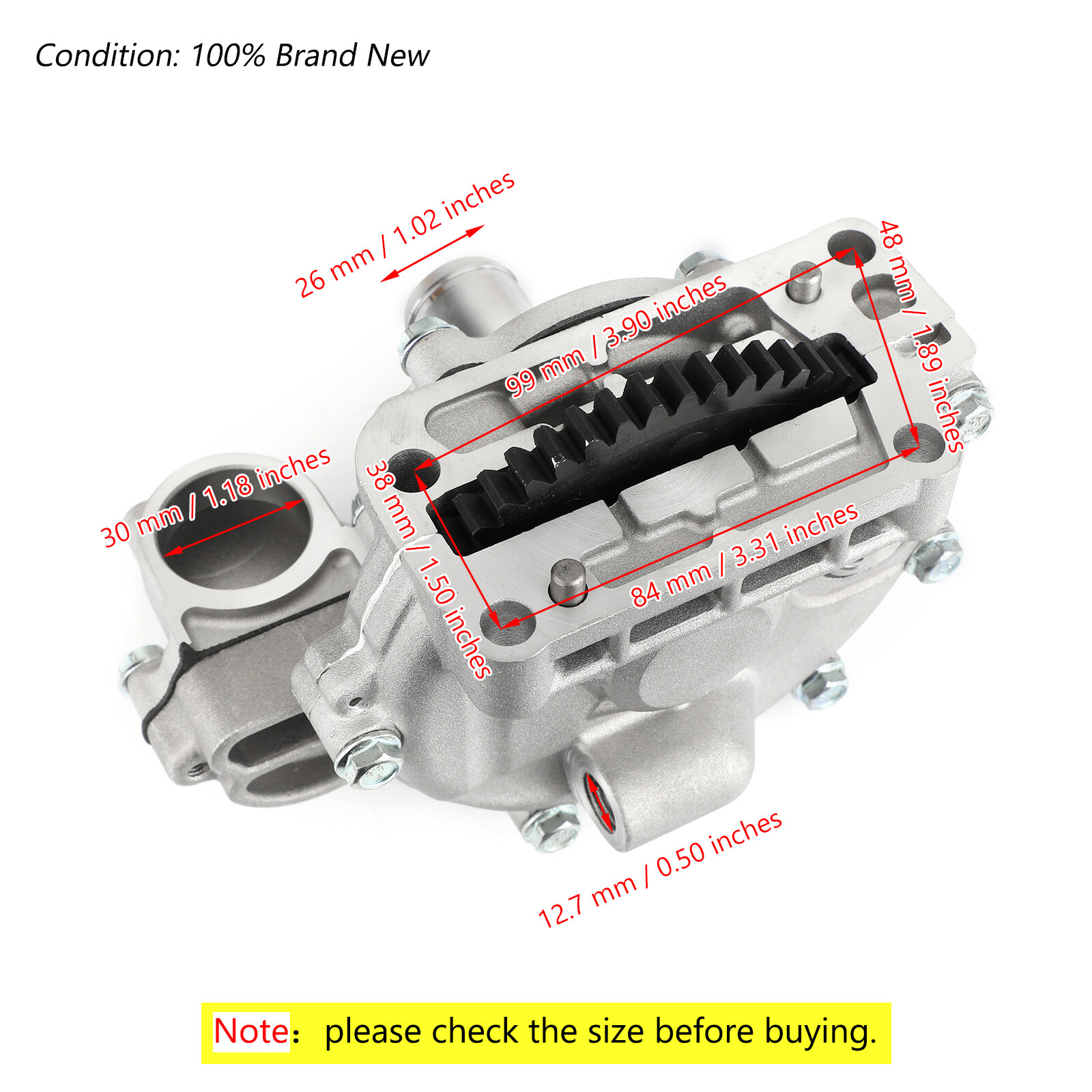 Fits Polaris oem 96-03 XCR 600 SP 700 800 Ultra 780 Water Pump Assembly 3085267