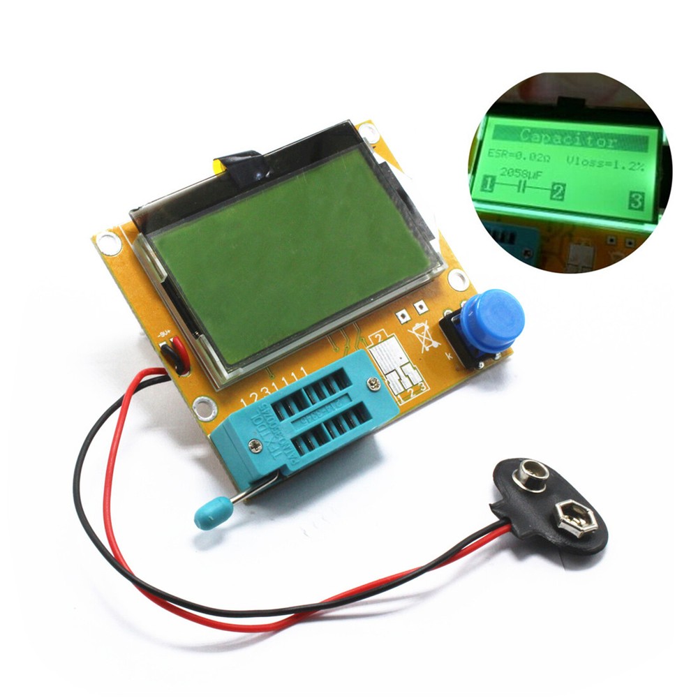 LCR-T4 Mega328 Transistor Tester Diode Triode Capacitance ESR Meter MOS ww