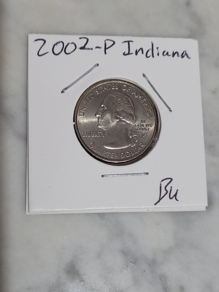 2002-P Indiana State Quarter- Uncirculated