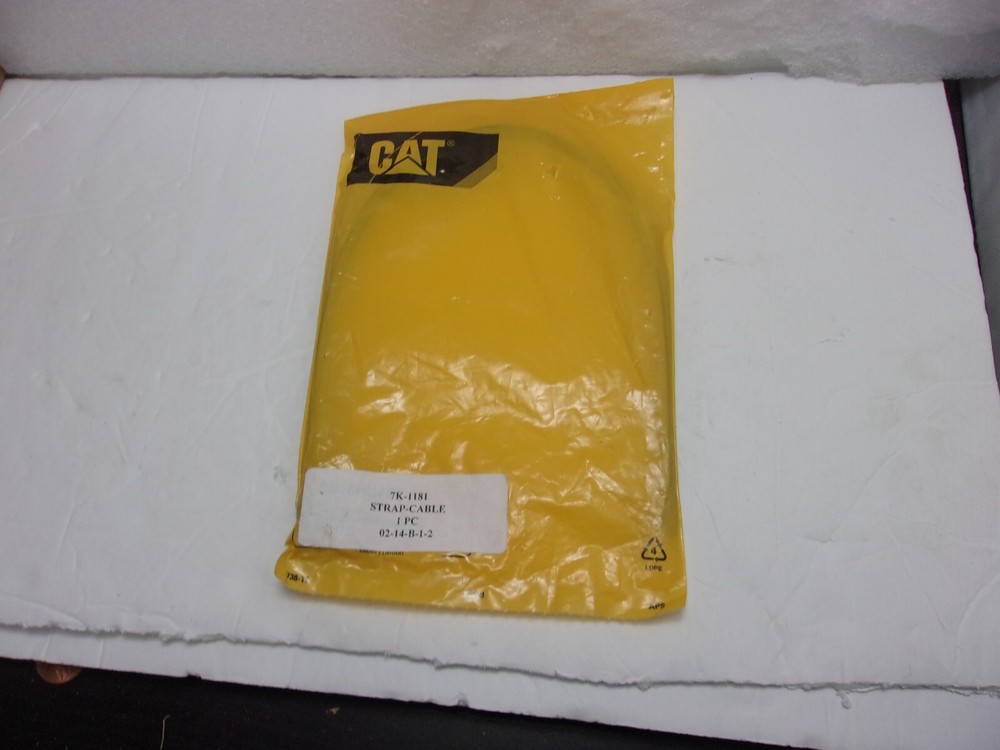 CAT Tractor Part 7K1181 Strap Cable, New