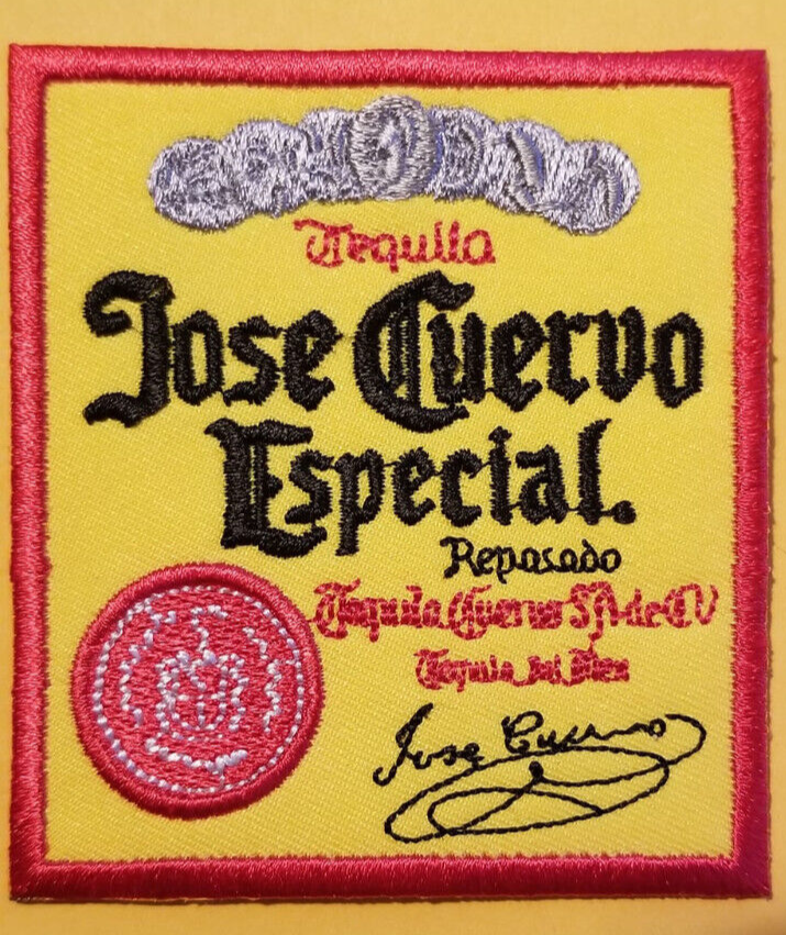 Jose Cuervo Especial. Embroidered Patch approx. 2.75x3