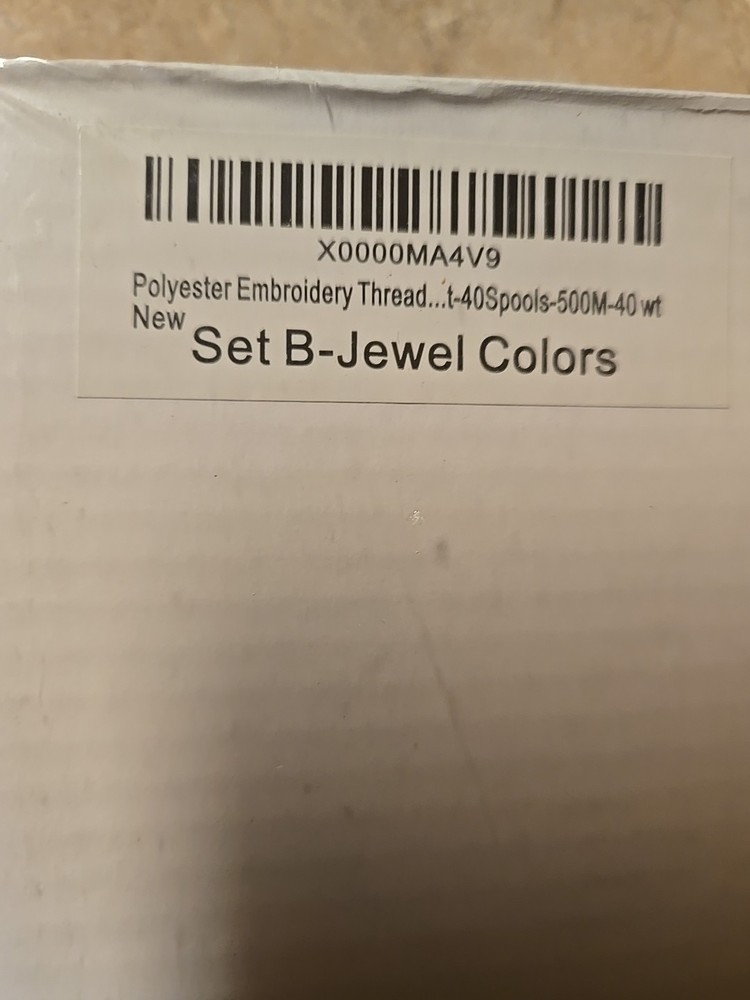 Thread Art Embroidery Polyester Thread Spools