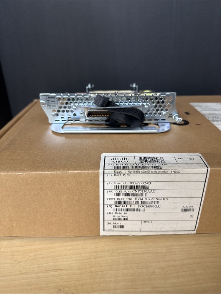 Cisco EVM-HD-8FXS/DID 0 Port Switch
