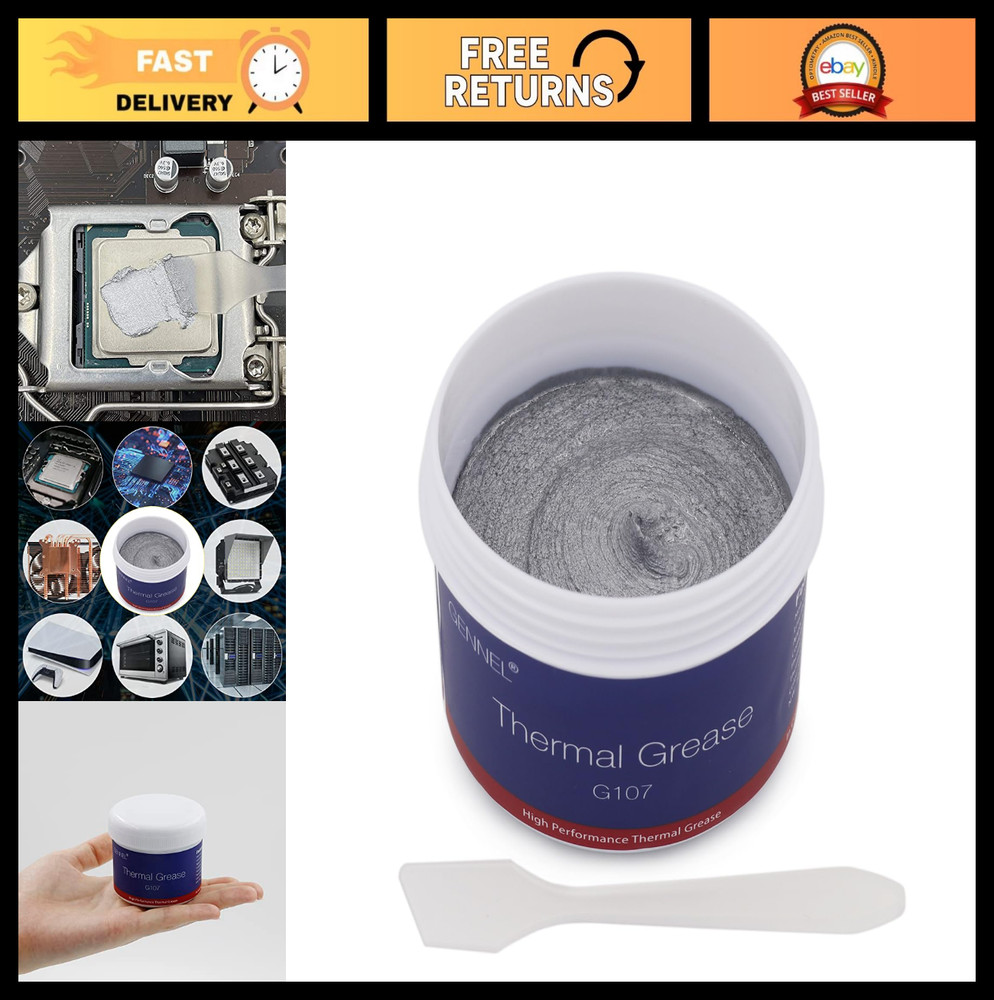 High-Performance Thermal Paste 100g for CPU GPU LED IC PS4 Xbox Ovens - 2.6