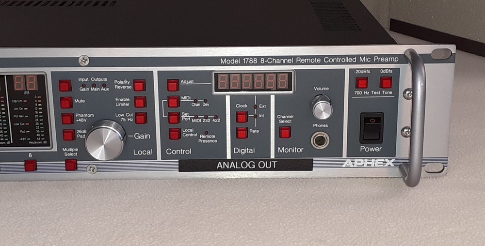 Aphex Model 1788 8-Channel Remote Controlled Microphone Preamplifier