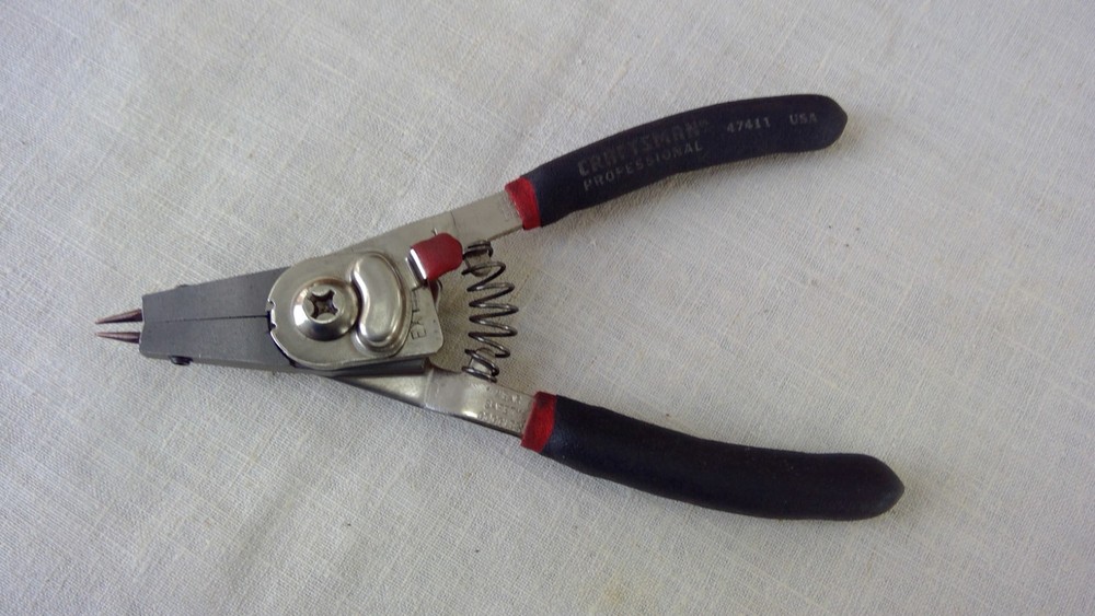 Craftsman Professional Snap Ring Pliers Reversible Replaceable Tips 47411 USA