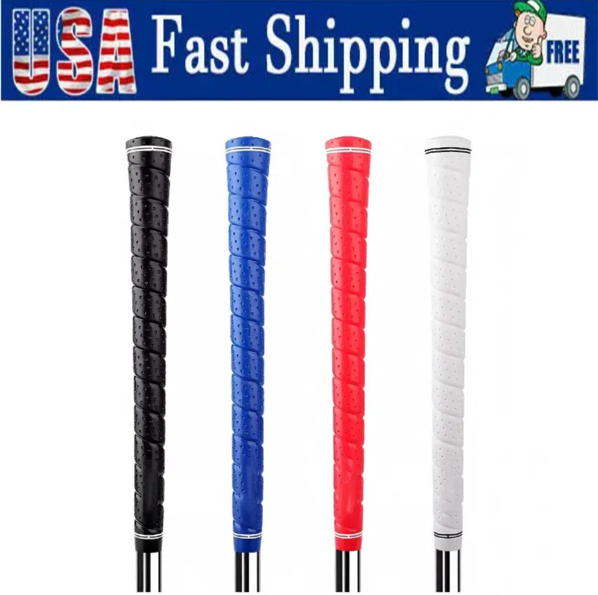 13Pack Golf Grip Standard and Midsize Tour Wrap Grip 60R Rubber Anti-slip NEW