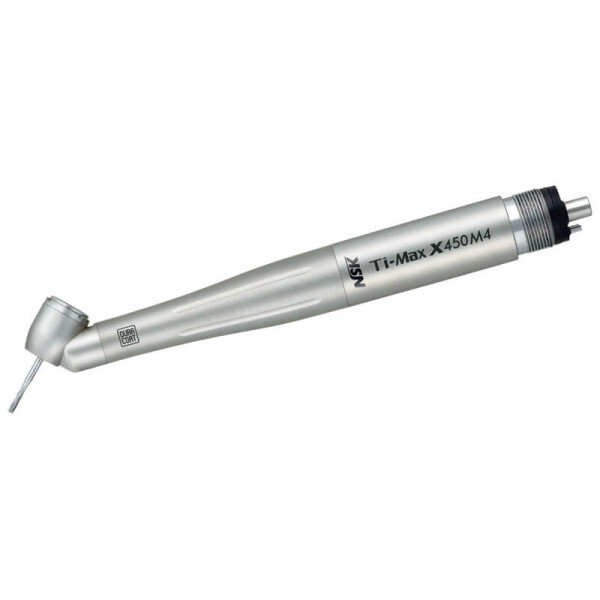 NSK Ti-Max X450 M4 Surgical 45° LED Speed Handpiece Dental Triple Water Jet 18W