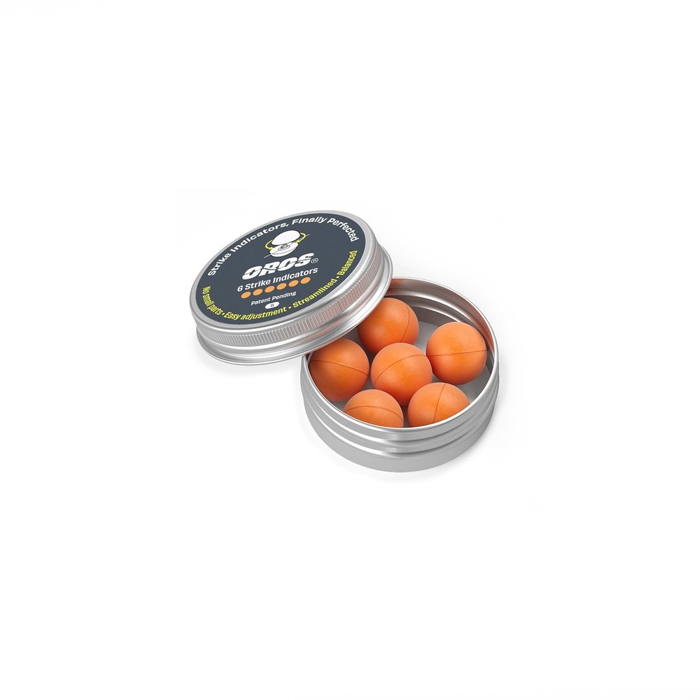 Strike Indicator 6-Pack (Small, Orange) Small, Orange
