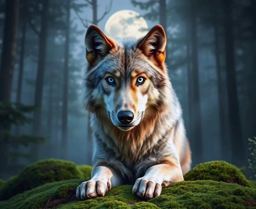 Stunning Wolf Art on a Mouse Pad-Multiple Options Available!