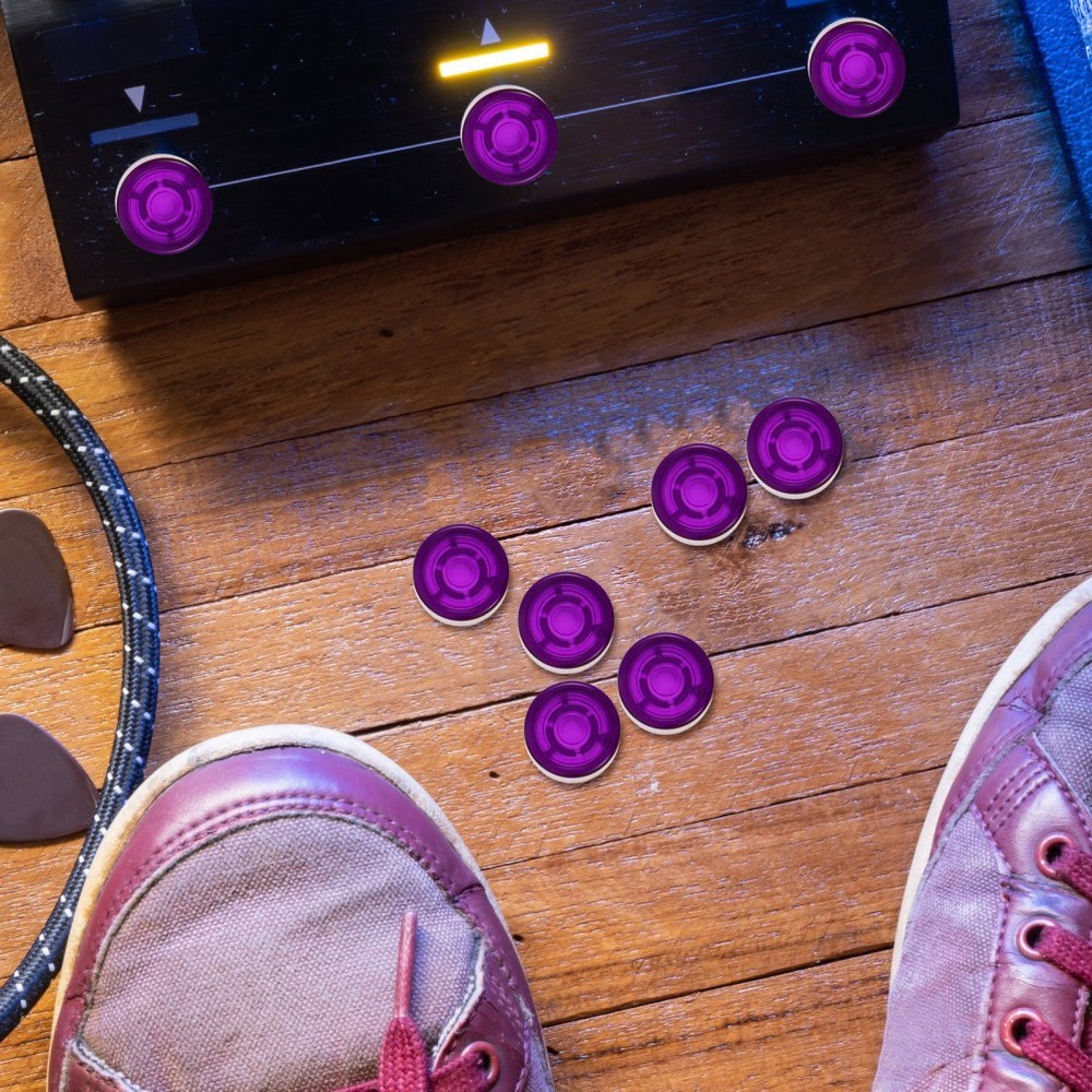 15pcs Guitar Pedal Knobs: Plastic Caps For Effects Pedal Knobs - Electric