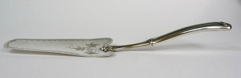 Biedermeier cake lifter Silver about 1850