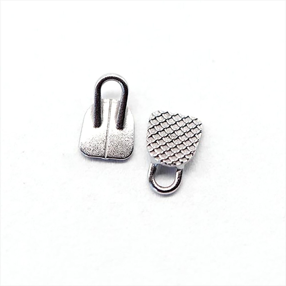 Dental Orthodontic Material Bondable Traction Hook Lingual Button Rectangular