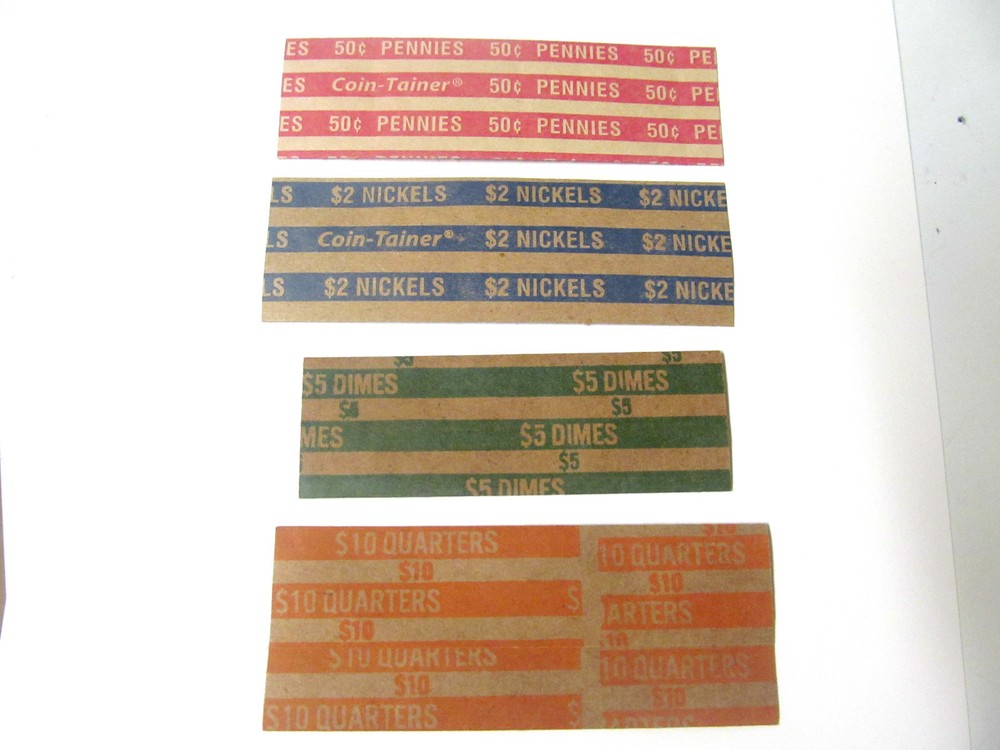 400 ASSORTED FLAT COIN WRAPPERS