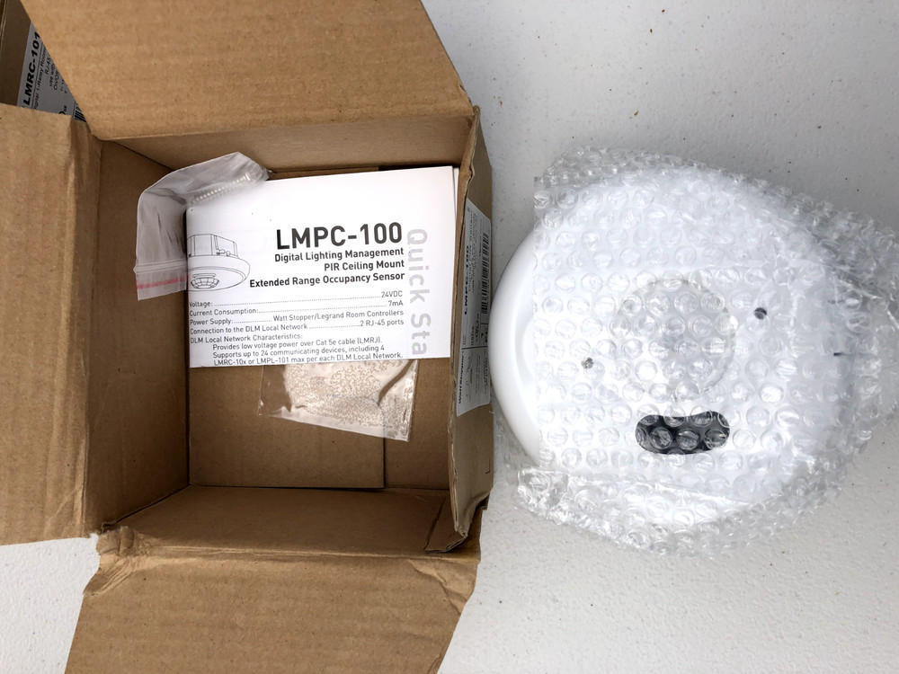 Legrand Wattstopper LMPC-100 PIR Occupancy Sensor, Ceiling Mount