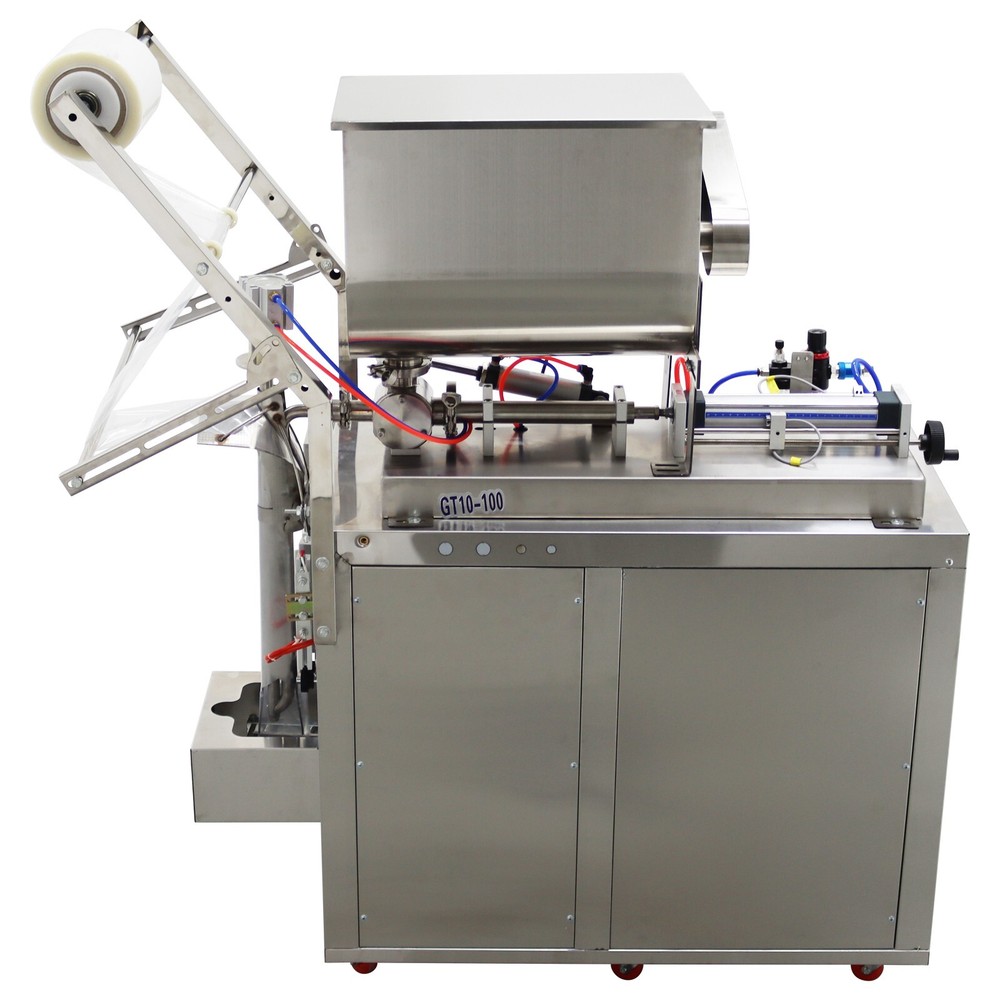 10-100ml Auto Quantitative Fill Machine for Paste&Liquid Horizontal Mix Hopper