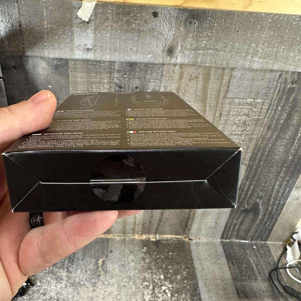 Macally 3 Button Optical USB Wired Mouse for Mac and PC Sealed