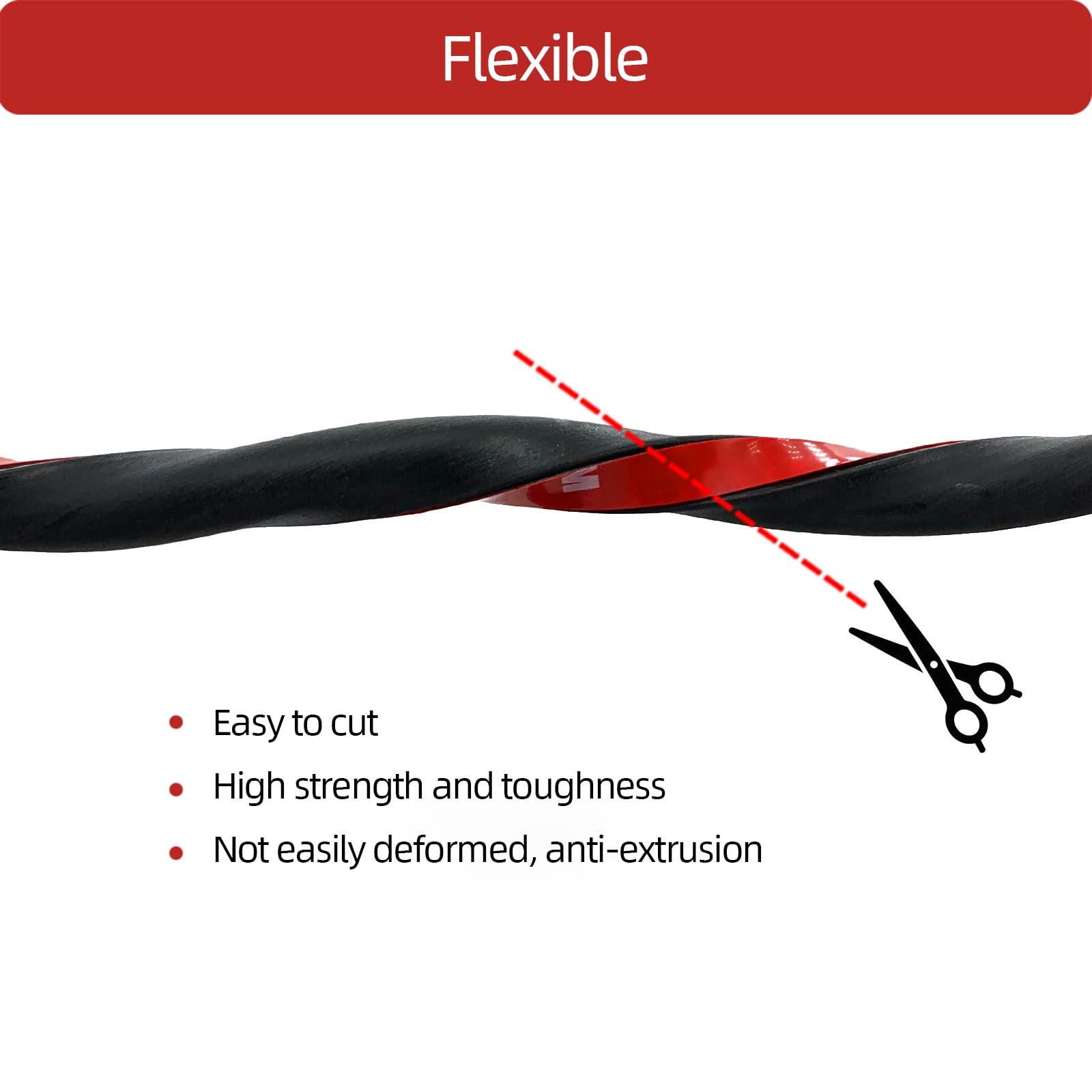 Solid Foam Rubber Weather Stripping Self-Adhesive D Shape EPDM Rubber Seal St