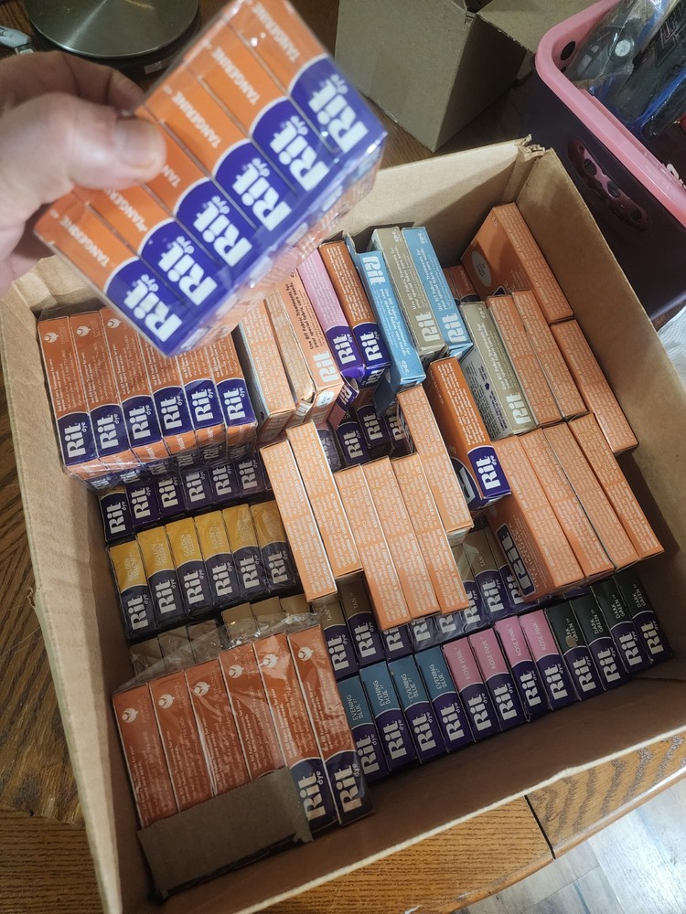 Rit Dye (Boxed Powder) Bulk 130+ Boxes Multiple Colors