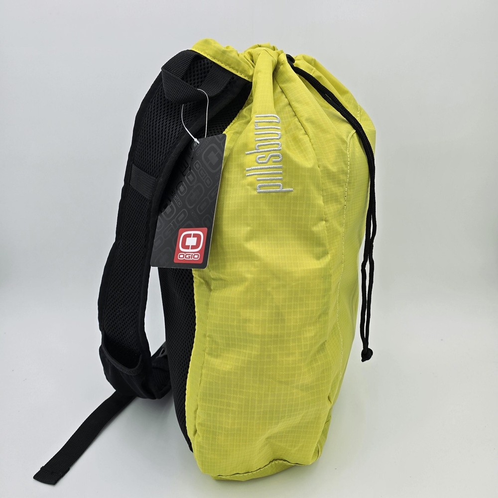 OGIO Sonic Sling Backpack Daypack Crossbody Black Ripstop Drawstring Zip Pockets