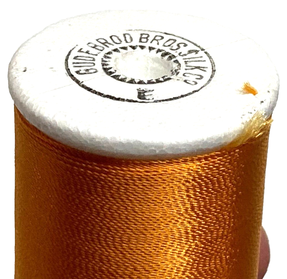 Gudebrod Nylon Thread Type E Orange 100-Yard Spool