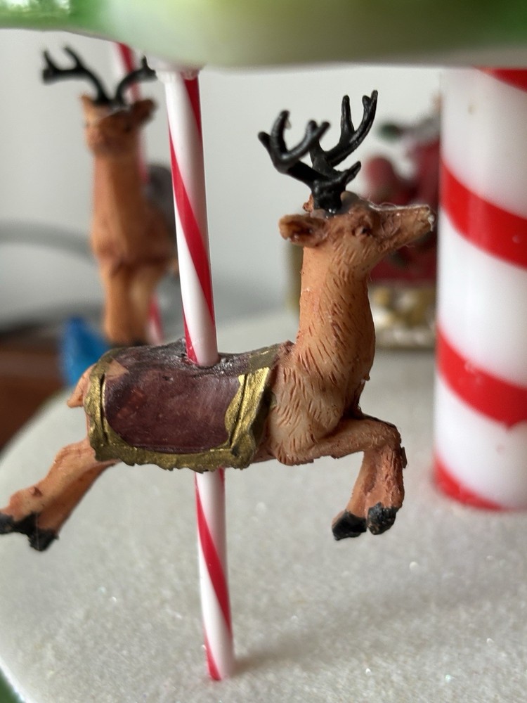 Animated Lightup & Musical Tree/carousel Multicolor Not Ceramic