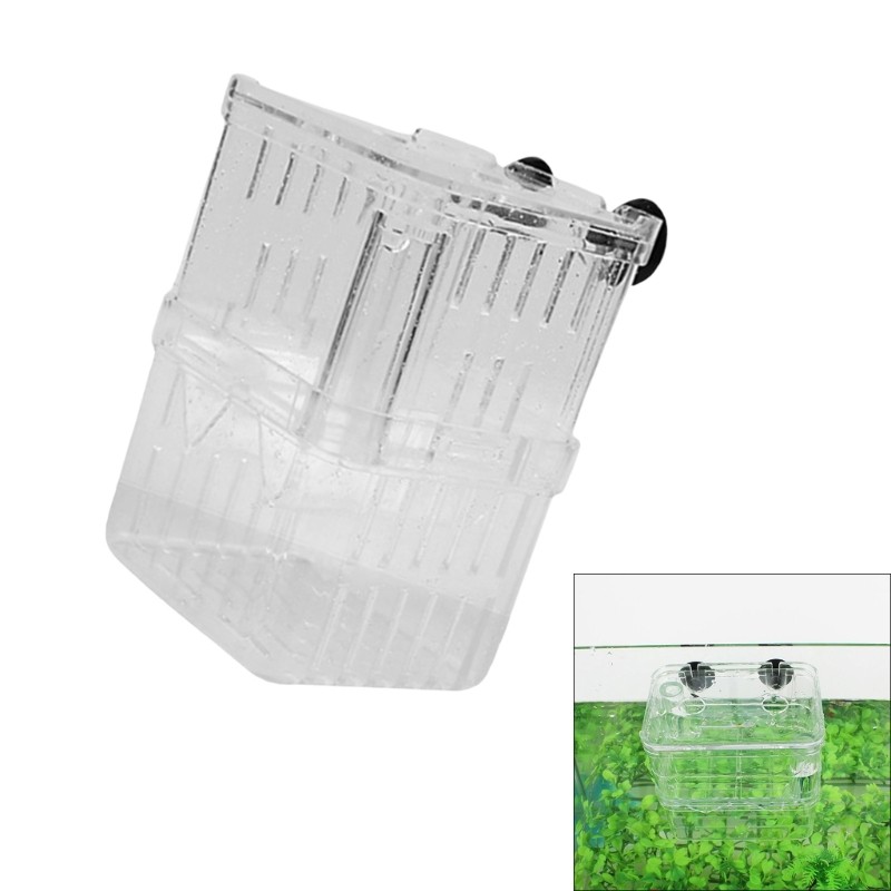Double Layer Floating Fish Hatchery Box For Aquarium Breeding Isolation 2PCS
