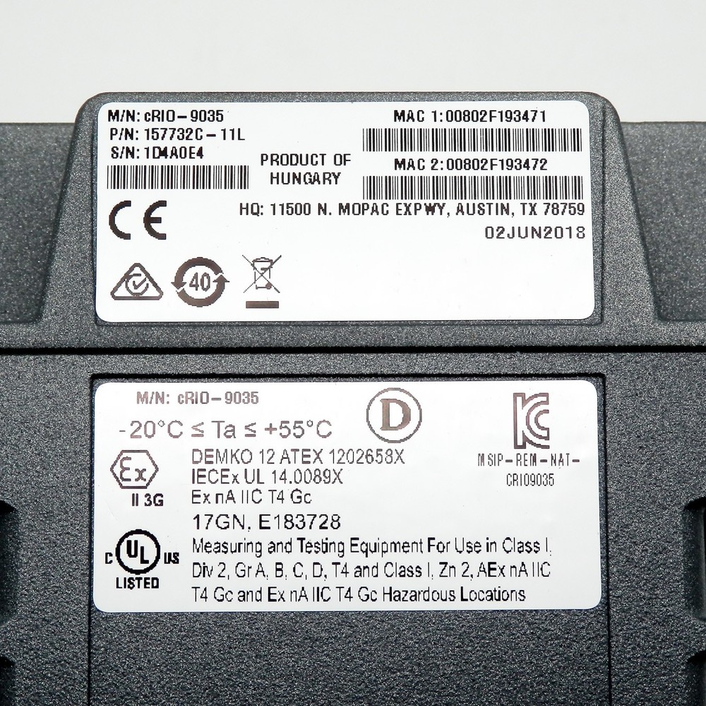 National Instruments 783848-01 cRIO-9035 CompactRIO Controller
