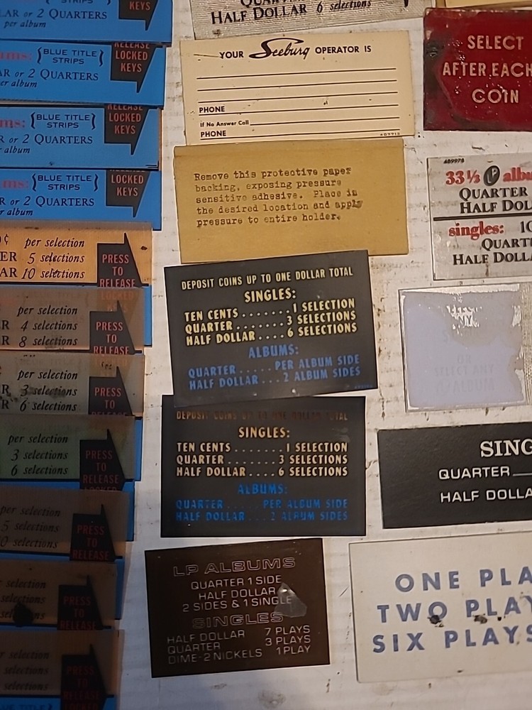 Jukebox Pricing Window Lot