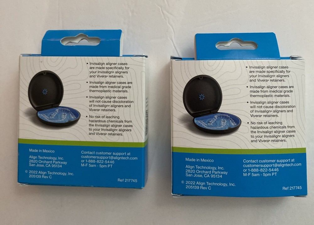 Invisalign Aligner Case ~ 2 Total Cases (2 Pack)