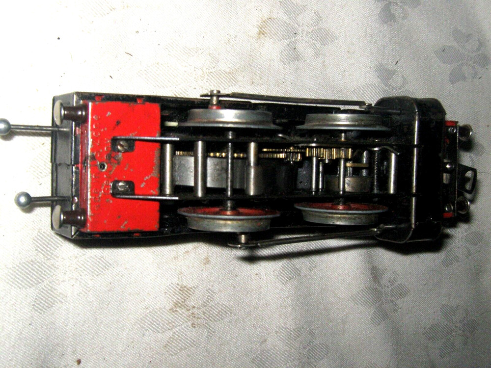 Rare U.S. Zone Germany Fleischmann O Gauge Clockwork E320 0-4-0 Tinplate Engine