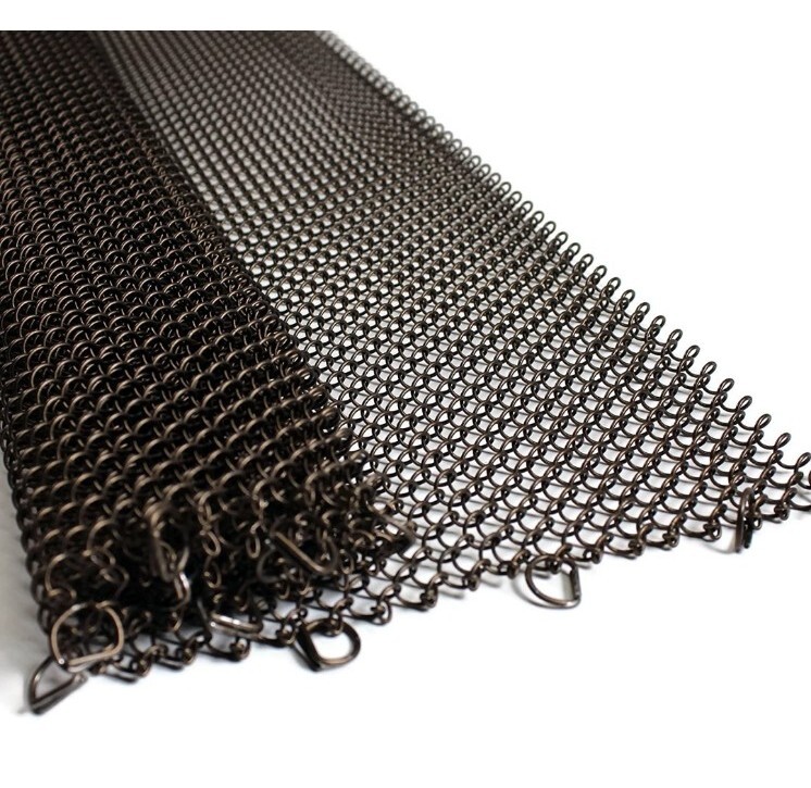 Fireplace Screen Mesh Curtain