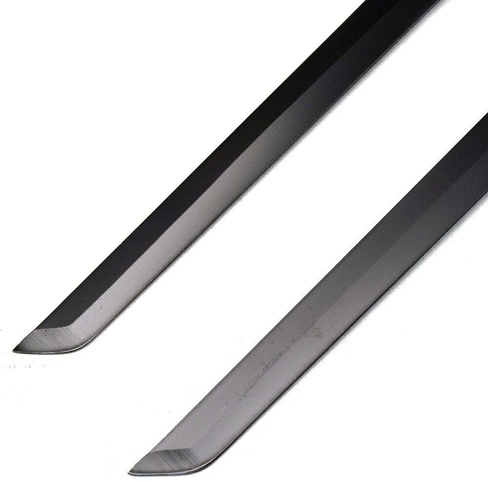 28" Dual Sword Set Ninja Full Tang Machete w/ Carry Sheath