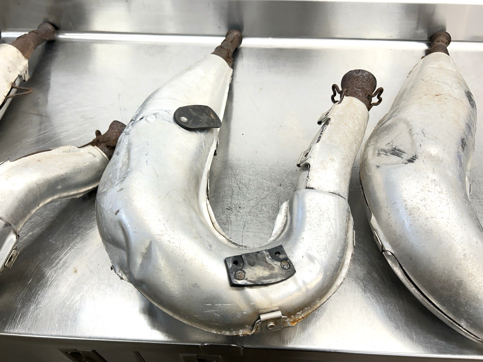 1997 Ski Doo Mach 1 700 TRIPLE EXHAUST TUNED PIPE EXPANSION PTO C MAG PIPES