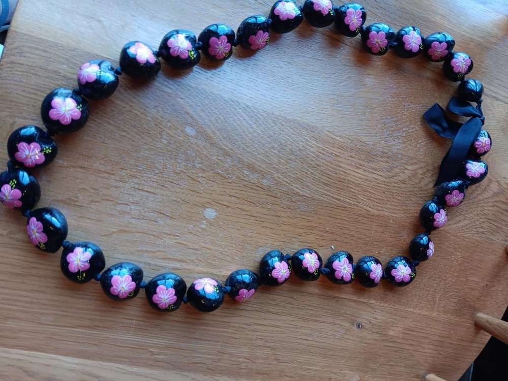 Hawaiian Wedding Beaded Necklace