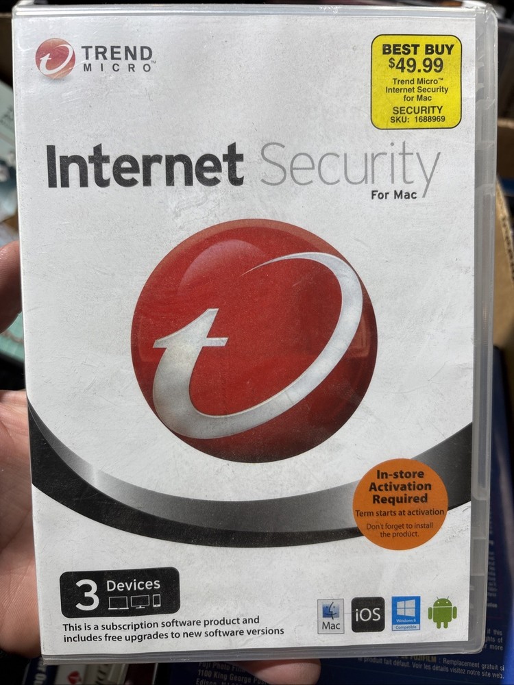Trend Micro Titanium Internet Security 3 Devices Apple Windows Android