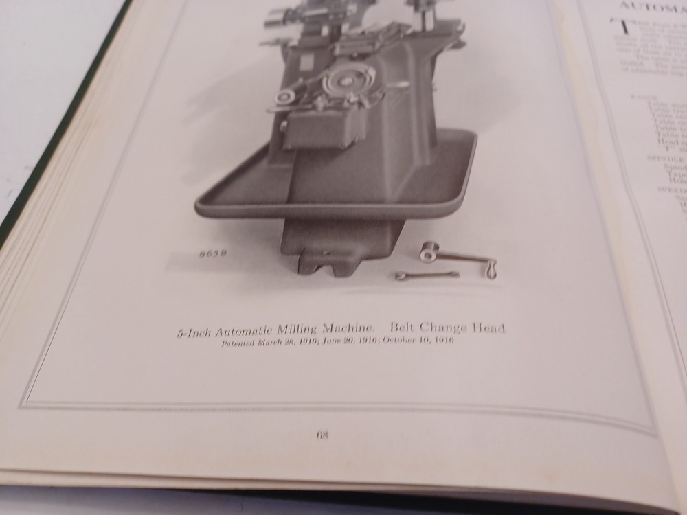 Pratt & Whitney Company Precision Machine Tools Hardback Inventory Catalog c1917