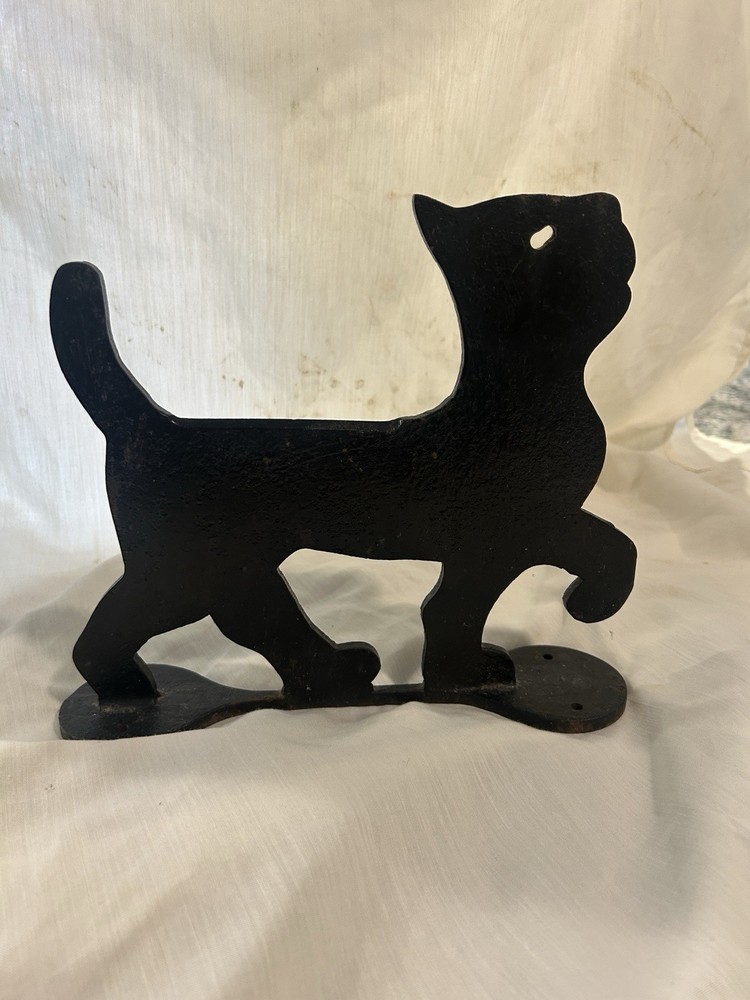 Boot Scraper/ Cast Iron Black Cat Boot Scraper