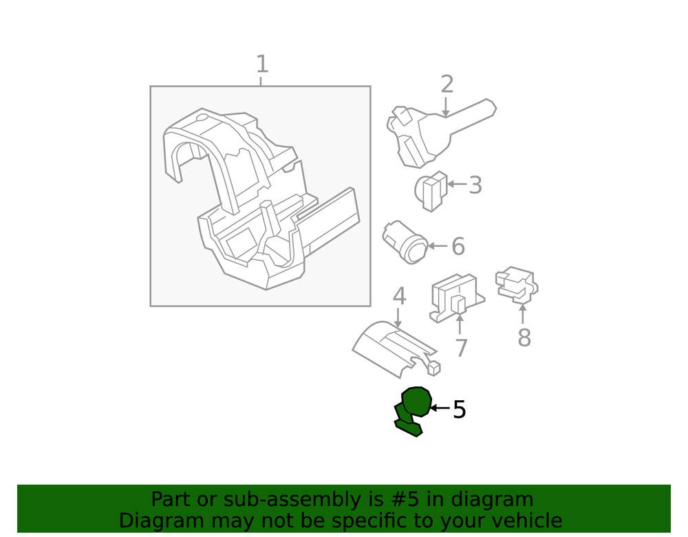 Genuine Ford Ignition Immobilizer Module 6E5Z15607AA
