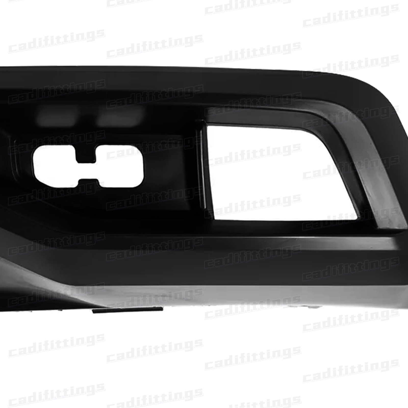 For 2019-2021 Silverado 1500 Front Bumper Cover Lower Valance W/LED Fog Lights