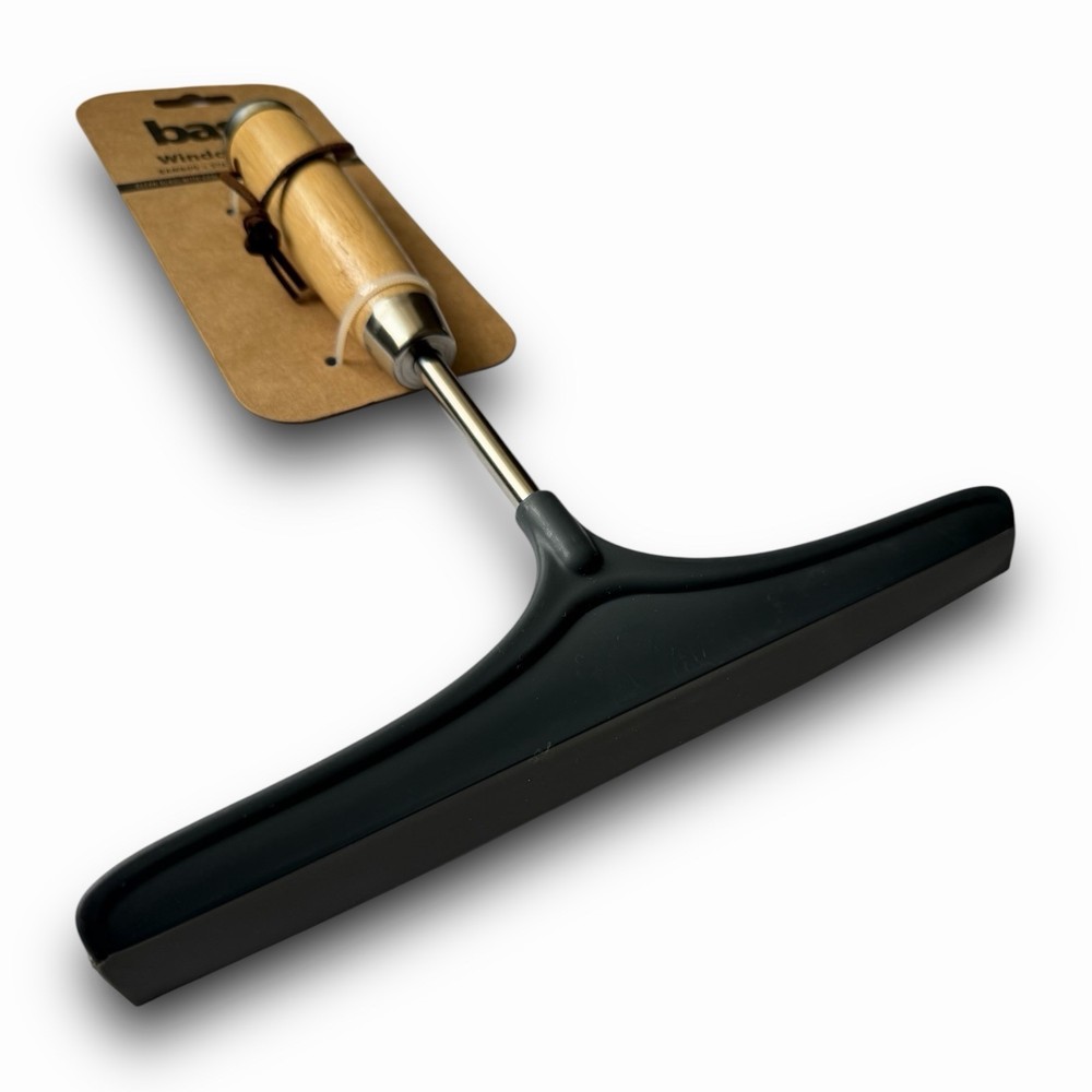 Basic - Window Wiper - Bamboo & Stainless Steel - Gray