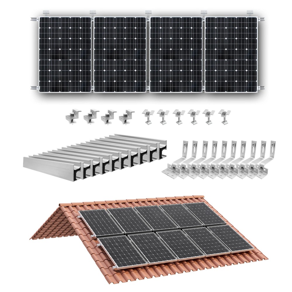 Solar Panel Bracket More Lighten Brick for Glazed Tile Roof for Any Solar Panel