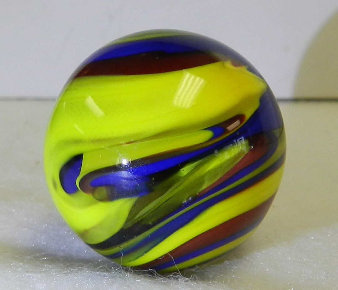 #20583m Handmade Contemporary Keith Baker Marble 1.06 Inches *Mint*