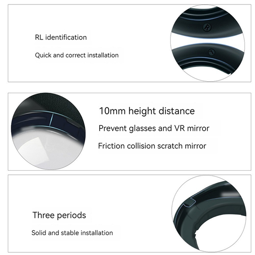Shortsighted Glasses Lens Frames Scratch-resistant One-piece Frames For Quest 3