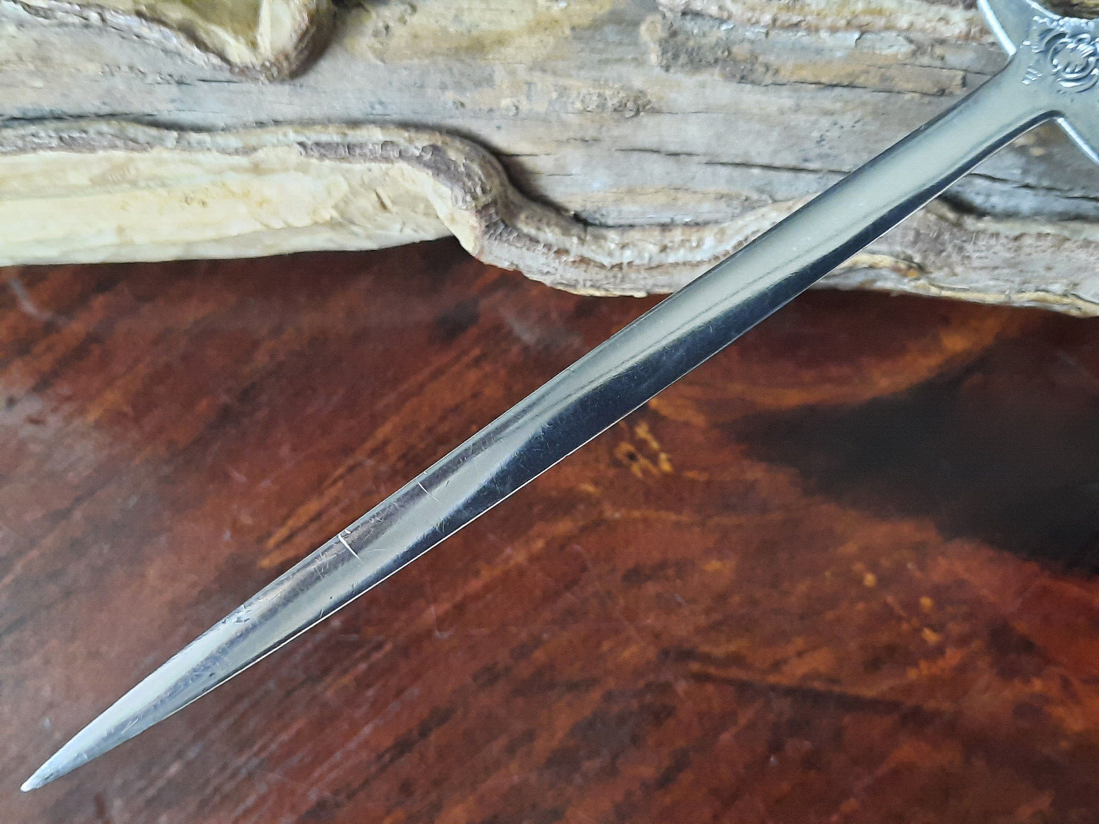 Sterling Silver Durgin Watteau Sword Letter Opener, No monogram