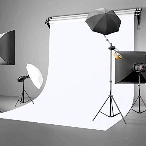 5x7ft [Backdrop] White Screen Key Soft Pure White Studio White screen key