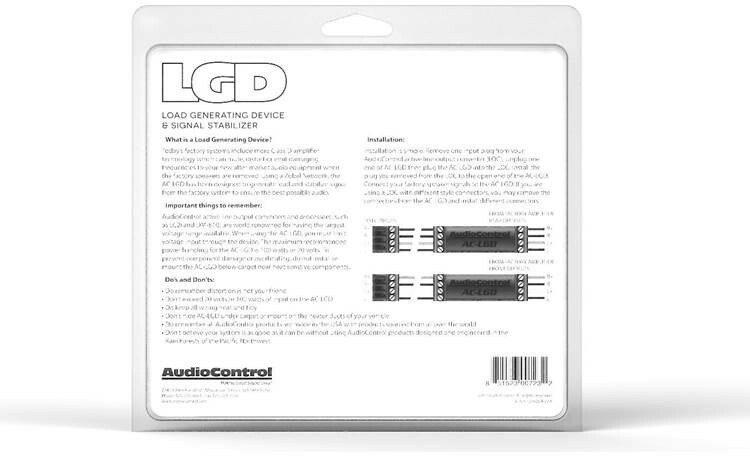 AudioControl AC-LGD Load generating devices for AudioControl processors (pair)