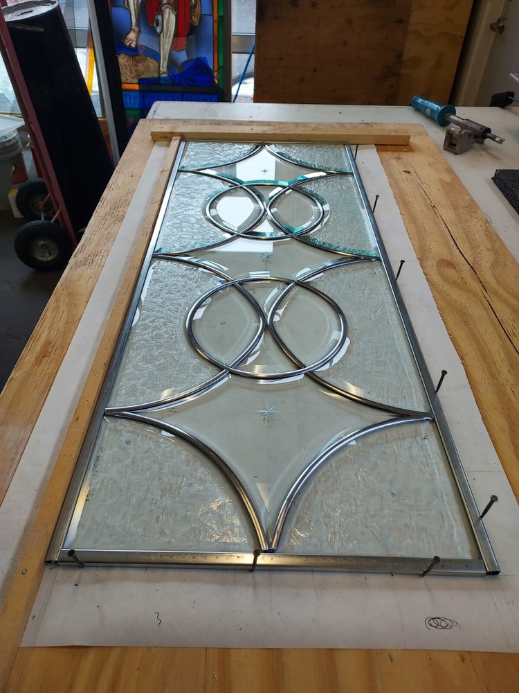 beveled glass window